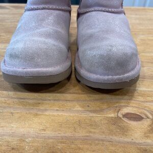 UGG Light Pink Shearling Boots